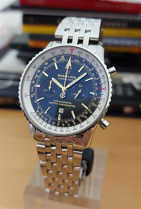 left handed breitling|Breitling chronomatic watches.